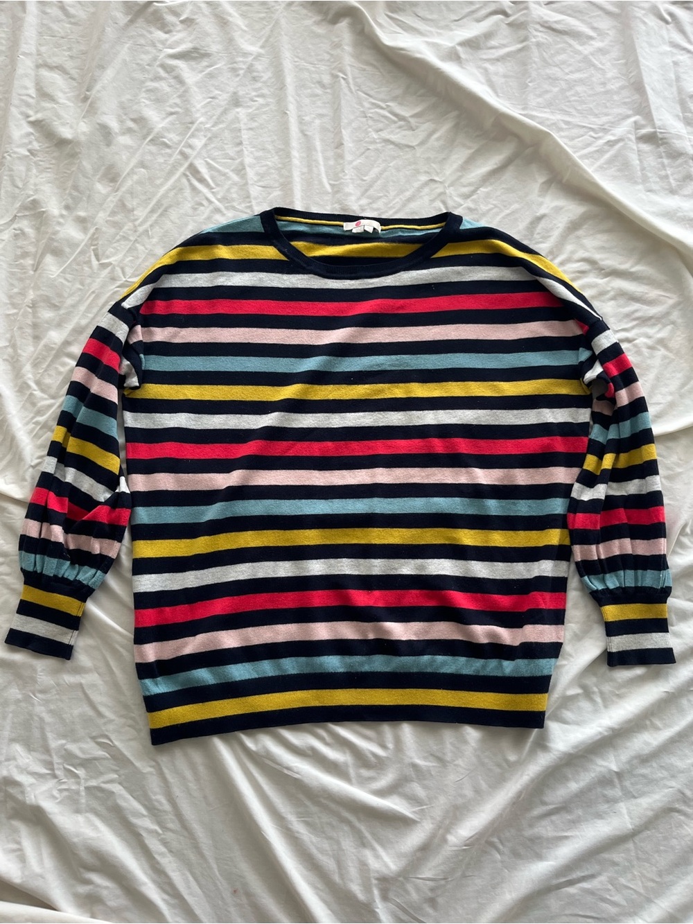 Boden Striped Muriel Sweater SZ XL